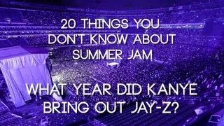 When did Kanye bring out Jay-Z at Summer Jam?