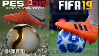 FIFA 19 vs PES 2019 Graphics Comparison (Xbox One, PS4, PC)