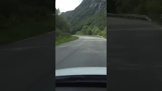 Road Riksvei 13 in Norway