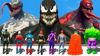 THE AVENGERS FOUND VENOM ZOMBIE AND VENOM ARMY - EPIC BATTLE