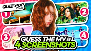 GUESS THE KPOP MV BY SCREENSHOTS 📸 | QUIZ KPOP GAMES 2023 | KPOP QUIZ TRIVIA