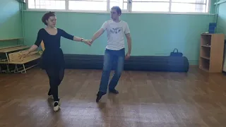 Па де Грас. Схема танца для обучения.