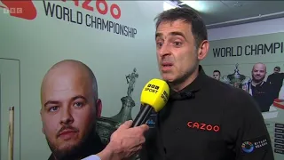 KBV-1081 Ronnie O'Sullivan Talks about his First Round Win at the 2024 World Snooker Championship