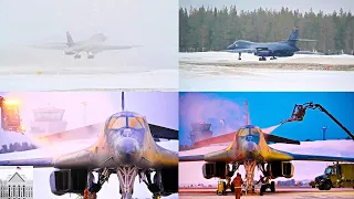 B-1B Lancer Departure from Luleå-Kallax Air Base, Sweden - Bomber Task Force 24-2