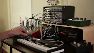 Behringer (Roland) System 100M Demo Starring Module Nos. 112 VCO & 121 VCF // Recorded Live to Tape