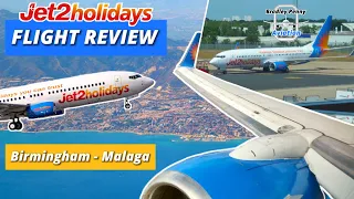 Jet2 Holidays 737 Flight Review - Holiday Flight From Birmingham (BHX) To Malaga Costa Del Sol (AGP)