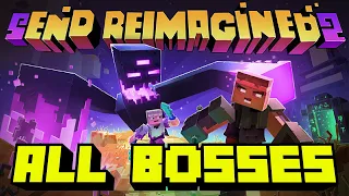 Minecraft End Reimagined - All Bosses/All Boss Fights | Minecraft Marketplace Mod (PC, PS4, Mobile)
