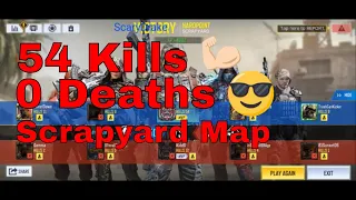 [COD Mobile] 54 Kills 0 Deaths | Scrapyard Map Hardpoint Mode