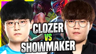 DWG SHOWMAKER VS T1 CLOZER! - DWG ShowMaker Plays Akali Mid vs T1 Clozer Yone! | Preseason 11