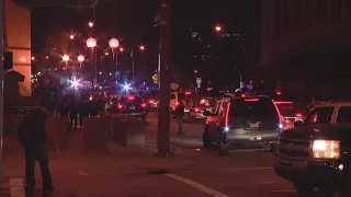 Protesters march in downtown Columbus following fatal police shooting of 16-year-old