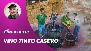 𝗩𝗜𝗡𝗢 𝗖𝗔𝗦𝗘𝗥𝗢: Cómo hacer vino tinto casero.