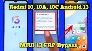 MIUI 13 frp | Xiaomi MIUI 13 FRP BYPASS (without pc) | 100% Working For All Mi/Redmi/Poco Devices