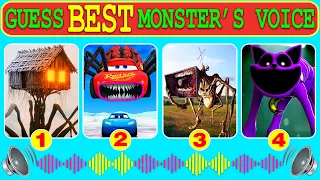 Guess Monster Voice Spider House Head, McQueen Eater, Megahorn, CatNap Coffin Dance
