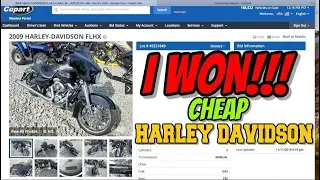 I BOUGHT A CHEAP HARLEY DAVIDSON FROM COPART!