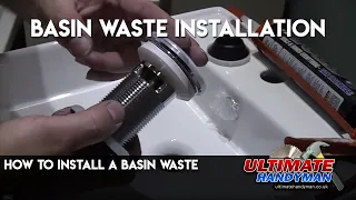 How to install a basin waste