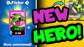 WE GOT FLICKER! NOW LET'S FIGURE OUT HOW TO PLAY HIM! | In Rush Royale!