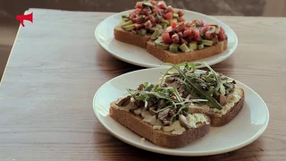 Постное меню: вегетарианские сэндвичи с хлебом «Подольский» - рецепт Ренаты Кукряковой