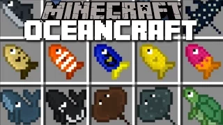 Minecraft OCEANCRAFT MOD / PLENTY OF SHARKS, WHALES AND STINGRAYS!! Minecraft