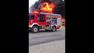 Großbrand in Gerlingen 😳🔥 #shorts