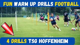 Fun Warm Up Drills Football / 4 Drills TSG Hoffenheim