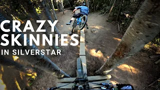 First Time Attempting These Weird  Features | SilverStar Bike Park