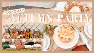 AUTUMN CELEBRATIONS | decorating & prepping to host a fall dinner party!