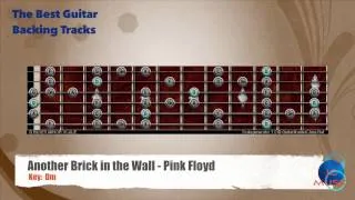 🎸 Another Brick in the Wall - Pink Floyd Guitar Backing Track with scale map / Chart