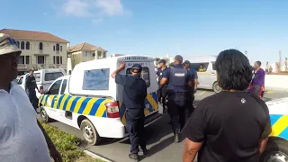 Arrested on Muizenberg Beach