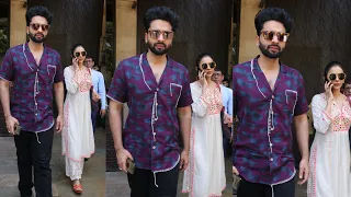 Exclusive: Couple 💕 Rakul Preet Singh With Jackky Bhagnani Spotted After Lunch In Juhu @akpaps6215