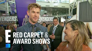 Chris Hemsworth Plays 'Gauntlet Challenge' at "Avengers" Premiere | E! Red Carpet & Award Shows