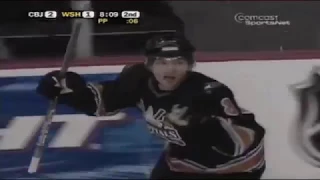 Second goal of Alexander Ovechkin, Oct 5 2005 vs CBJ