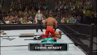 WWE 2K23  Wrestlemania 20 Chris Benoit Vs Triple h. Vs Shawn Michaels World Heavyweight Title