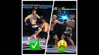 UFC Mobile vs UFC Mobile 2. Gameplay Comparison