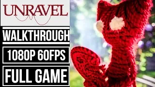 UNRAVEL 100% Gameplay Walkthrough FULL GAME No Commentary [1080p 60fps]