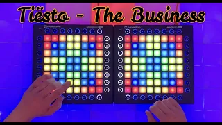 Tiësto - The Business [Dual Launchpad Pro VS. Nanoleaf Canvas] [4K]