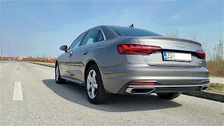 Audi A4 35 TDI S tronic (B9) - 0-100 km/h acceleration (POV / Sport mode)