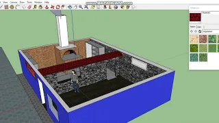 SketchUp A candy bar/ Цукерня#7