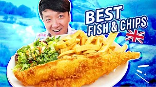 Best FISH & CHIPS in The UK | BUSINESS CLASS Train LONDON to PARIS 🚆