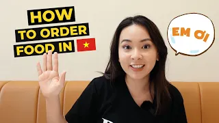 How to order food and drinks in Vietnamese?