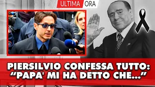 Piersilvio, dopo la morte di Berlusconi confessa tutto: "Papà mi ha detto che.."