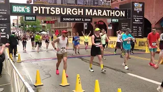 Pittsburgh Marathon Finish Line: 10 AM to 10:30 AM