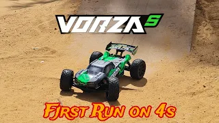 Hpi Vorza S Truggy first look and 4s run .... Ends badly !!! #hpiracing #hpi