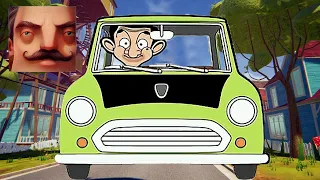 Hello Neighbor - My New Neighbor Mr Bean Car Act 1 Gameplay Walkthrough