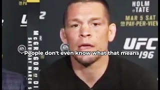 Nate Diaz Tells Conor That No One Knows What Gazelle Means