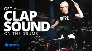 How To Get A CLAP SOUND From An Acoustic Drum Kit