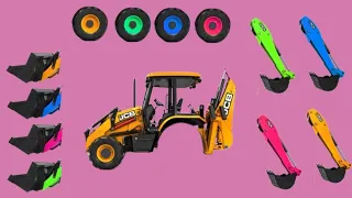 Correctly Correctly Guess The JCB All Part | (JCB Wheel )