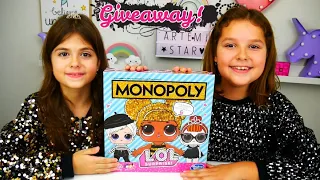 ARIADNI ARTEMI UNBOXING NEA MONOPOLY LOL ❤🧡💛 Η ΠΙΟ Ξεχωριστή και Μοναδική MONOPOLY ! ΔΙΑΓΩΝΙΣΜΟΣ💚