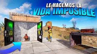 Le HACEMOS la VIDA IMPOSIBLE a los VECINOS - RUST - Gameplay español