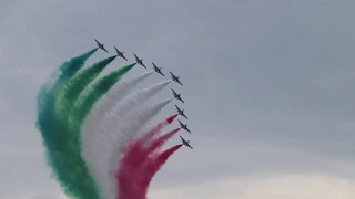 Italian Air Force Frecce Tricolori Opera Display at RIAT - 2018