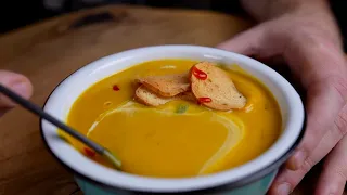 Сытнейший крем суп! Дешево, но очень вкусно.